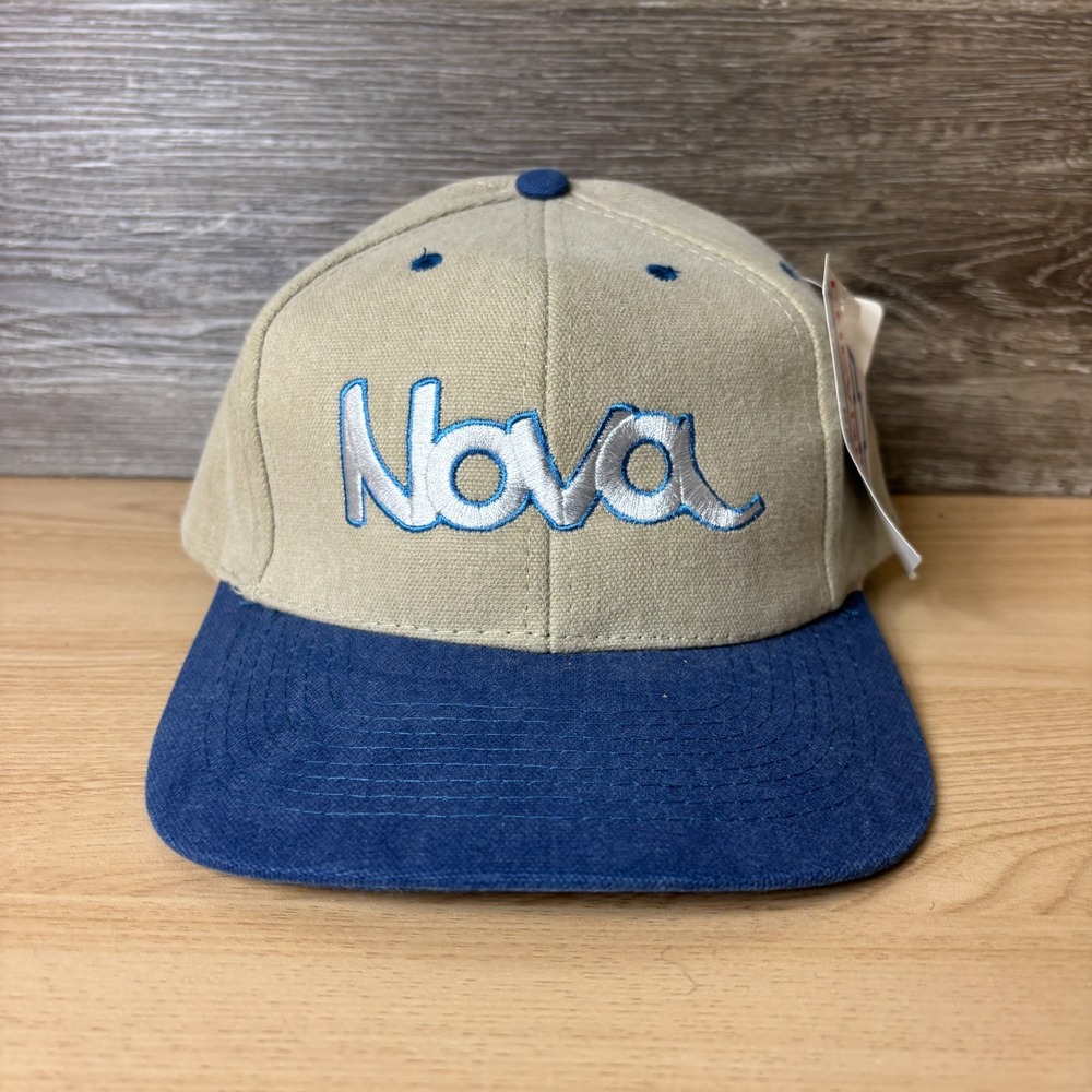 Vintage Chevrolet Nova Hat Cap Strap Back Brown Chevy Embroidered NWT